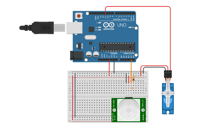 Circuit design beyblade - Tinkercad