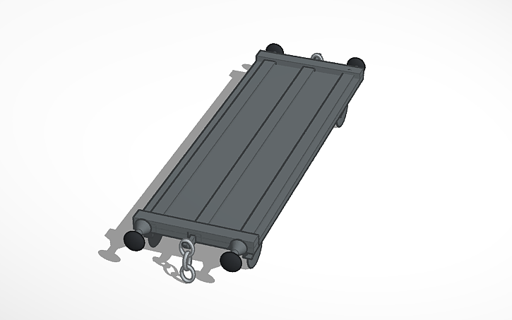 3D design Flatbed - Tinkercad