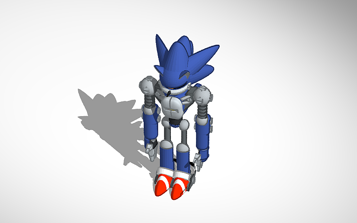 3D design Mecha Sonic (Sonic Fan Series) - Tinkercad