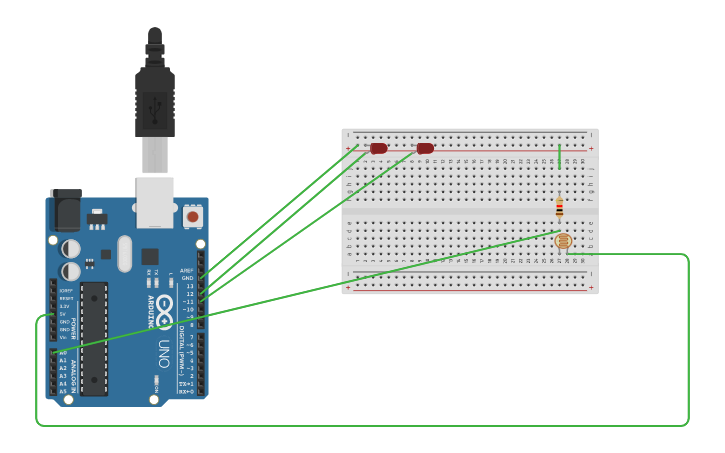 Circuit Design Jamshidbek Abdug afforov Fotorezistor Tinkercad Circuit Design Jamshidbek Abdug afforov Fotorezistor Tinkercad