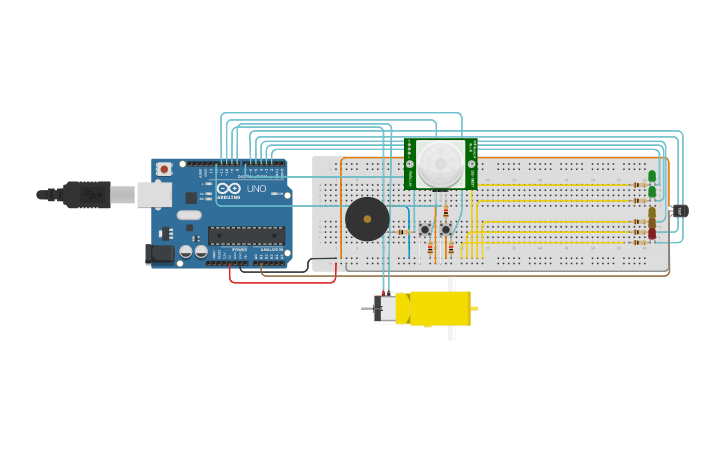 Circuit design Proyecto de Clase - Tinkercad