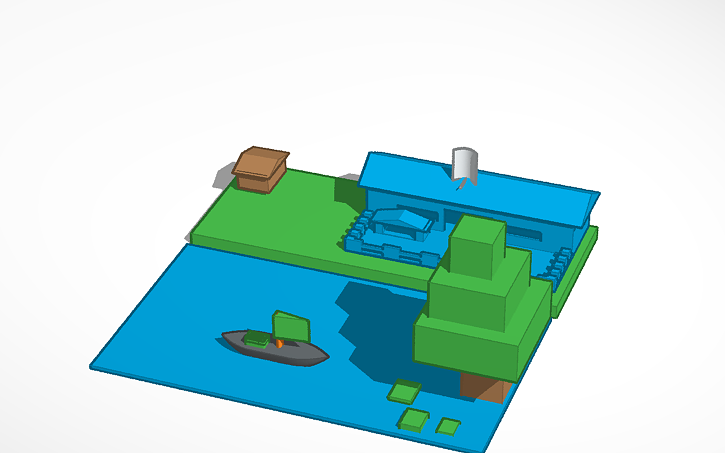 3D design pond | Tinkercad