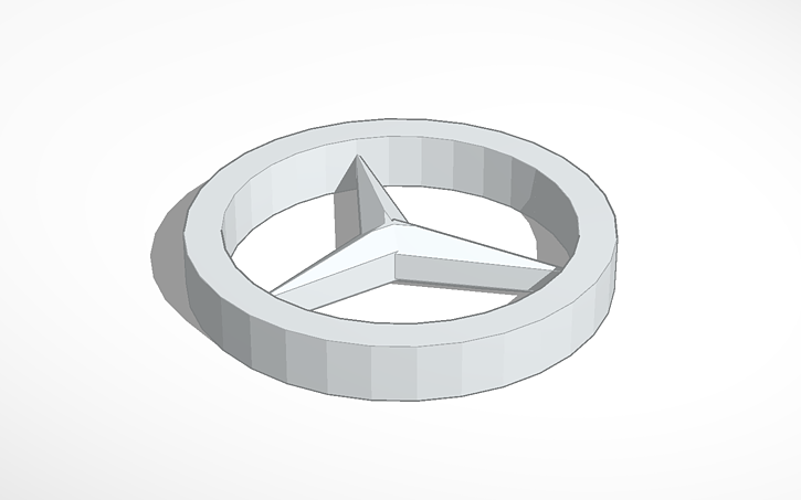 Copy Of Mercedes Benz Logo Tinkercad