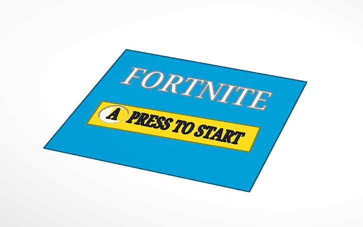 3d Design Fortnite Tinkercad