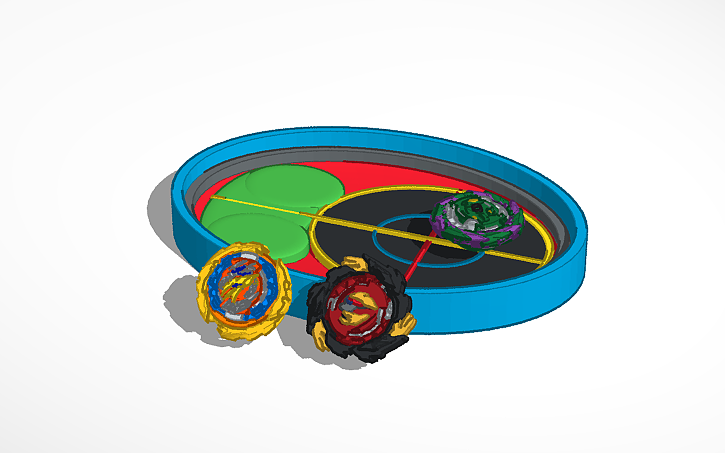 3d Design Beyblade Burst Quadstrike Episode 6 - Tinkercad