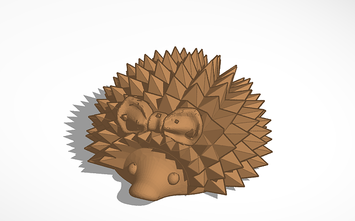 3D design Hedgehog - Tinkercad
