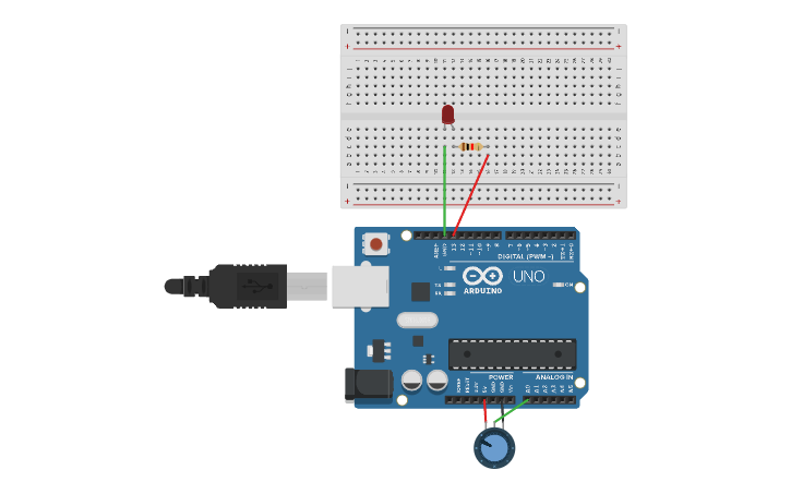 Circuit design 5b_Analog Read - Tinkercad