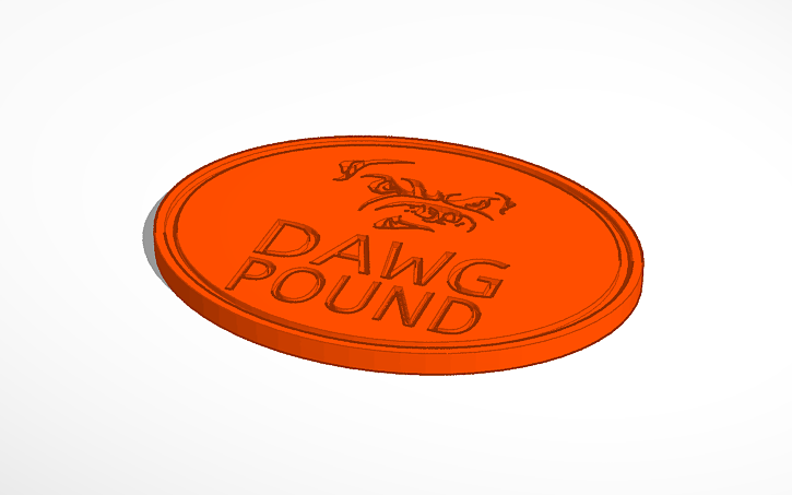 Buy 3D Printed 2023 New Cleveland Browns Logo Online in India 