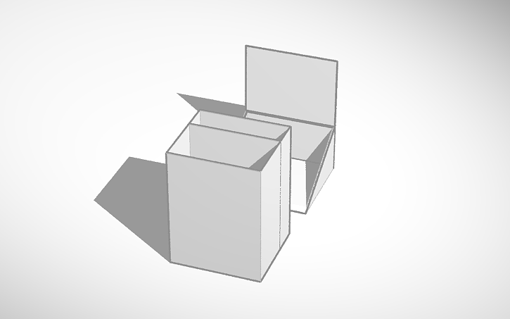 3D design MTG Card Boxes - Tinkercad