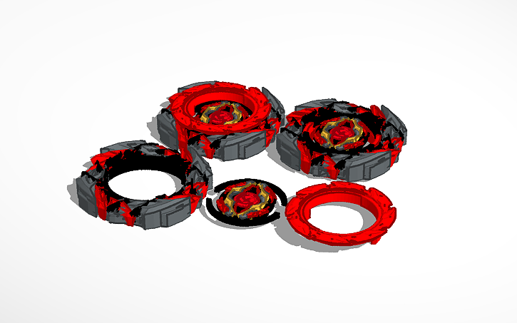 3d Design Exorcist Paladin [beyblade Burst 𝗞𝗚] - Tinkercad