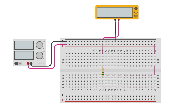 Circuit design EEE Lab 1 | Tinkercad