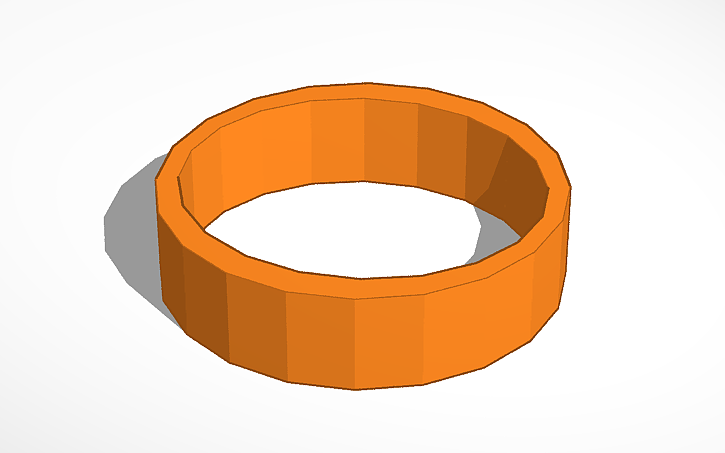 3D design ring - Tinkercad
