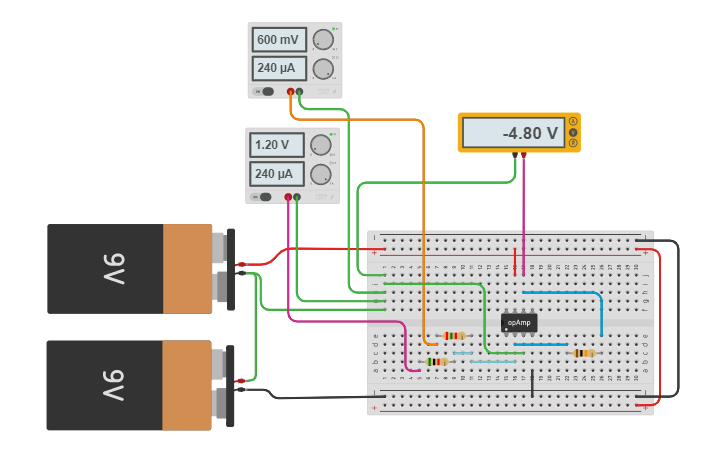 Circuit Design Opamp Sumador Inversor Con Dos Resistencias Alimentadas circuit-design-opamp-sumador-inversor-con-dos-resistencias-alimentadas