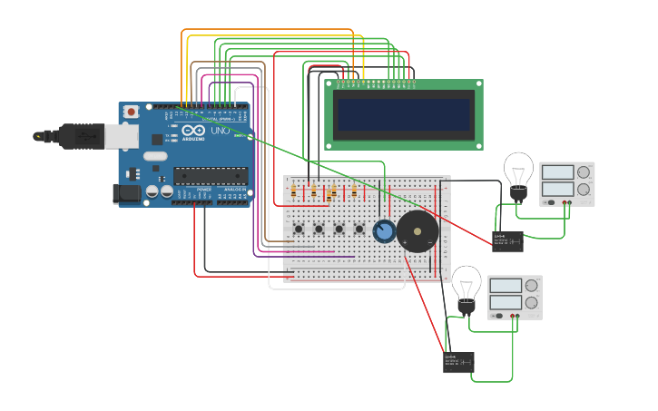 Circuit design Smart Clock - Tinkercad