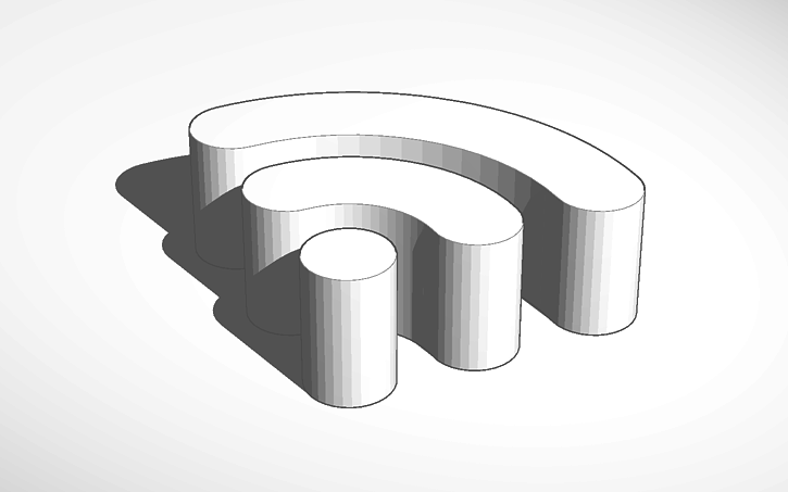 3D design Wifi - Tinkercad
