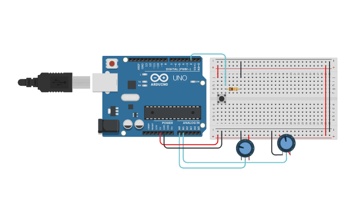 Circuit design SERIAL CALL AND RESPONSE - Tinkercad
