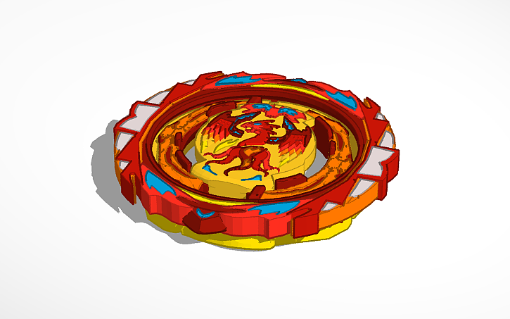 3D design Raycast Phoenix - Tinkercad