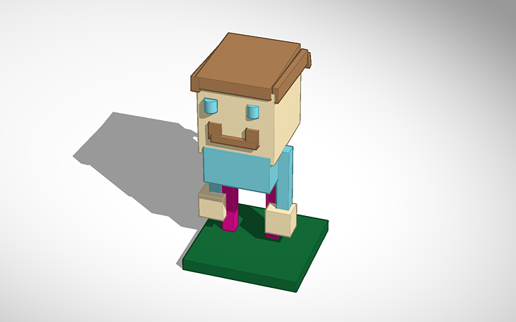 3D design steve | Tinkercad