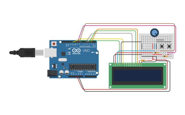 Circuit design Reloj - Tinkercad