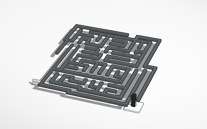 3D design Interactive Tinkercad Maze - Tinkercad