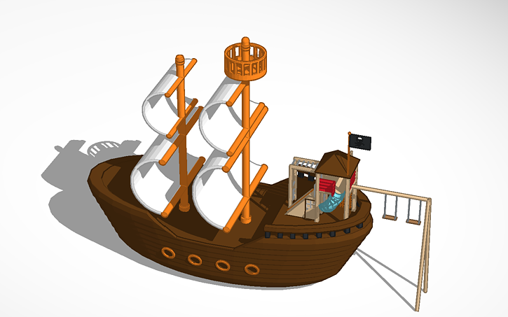 3D design Pirate Playground | Tinkercad