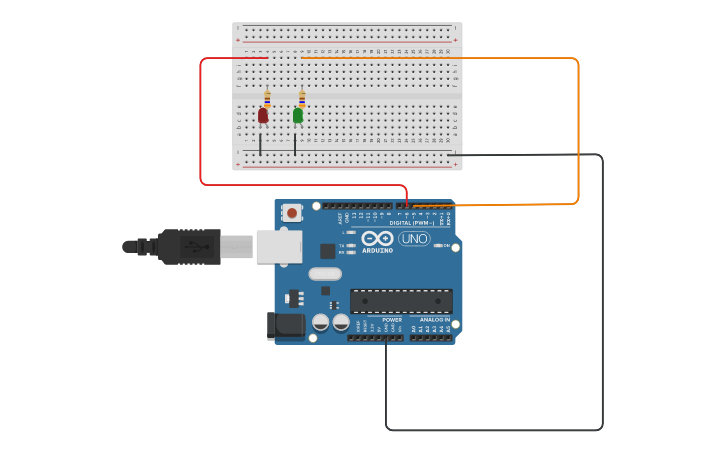 Circuit design 39 丘俊彦 ex2b Chasing LED - Tinkercad