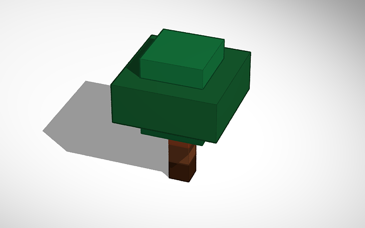 3D design Tree (Minecraft) | Tinkercad