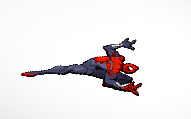 pixel spider man | Tinkercad