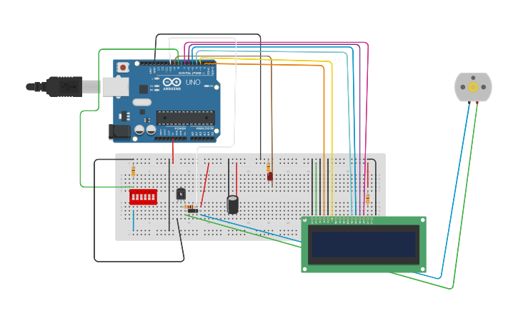 Circuit design Sensor Infrarrojo - Tinkercad