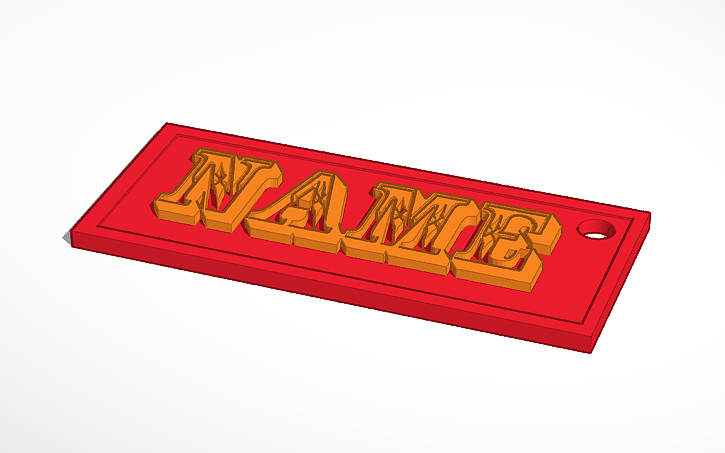 3d Design Keychain Tinkercad 3d Design Keychain Tinkercad