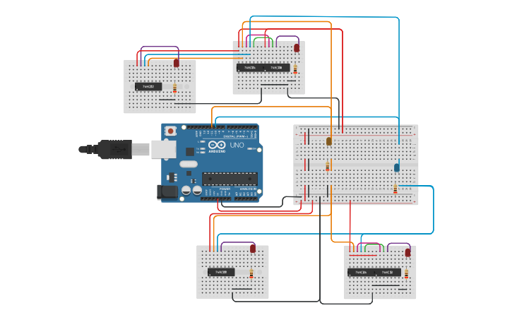 Circuit design Circuit_2C | Tinkercad