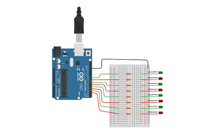 Circuit design Big Peta - Tinkercad