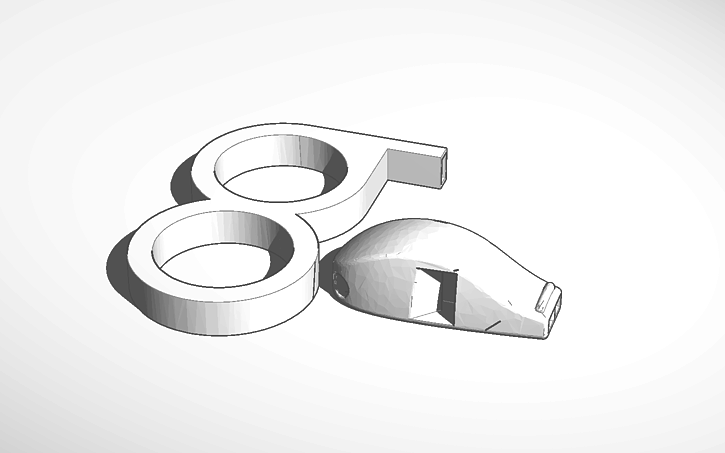 3D design Dulce Whistle - Tinkercad
