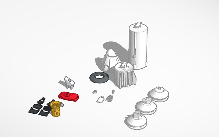 3D design Falcon Factory - Tinkercad
