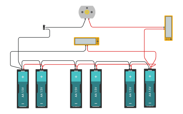 Circuit design Παράλληλη συνδεσμολογία - Tinkercad