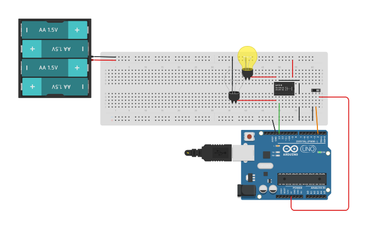 Relay Module In Tinkercad Circuit design relay - Tinkercad