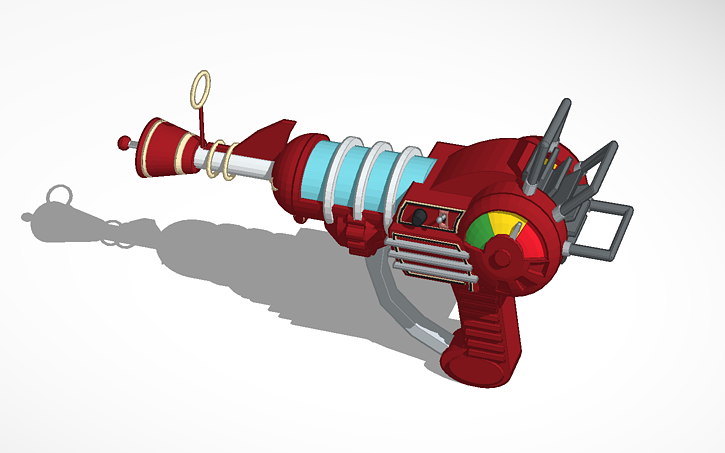 3d Design Ray Gun Mk1 Call Of Duty Waw Bo Bo2 Bo3 Tinkercad 4341