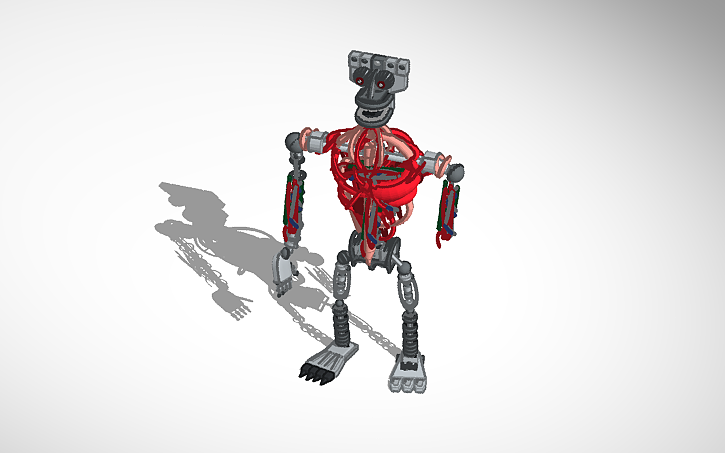 3D design freddy (springtrap version) exo - Tinkercad
