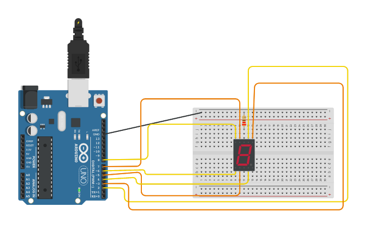 Circuit design VISUALIZADOR | Tinkercad