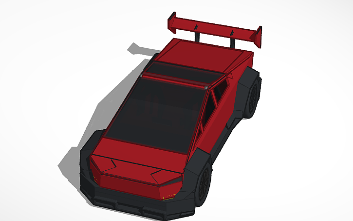 3D design Tesla HyperTruck - Tinkercad