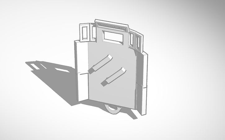 3D design Montagne's Shield Keychain | Tinkercad