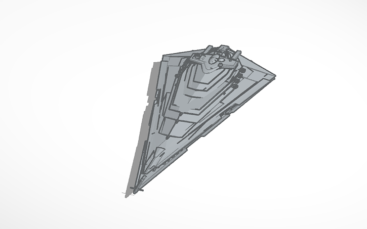 Resurgent Class Star Destroyer Tinkercad