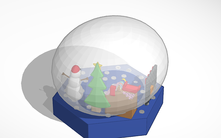 3D design The snow globe fantasy - Tinkercad