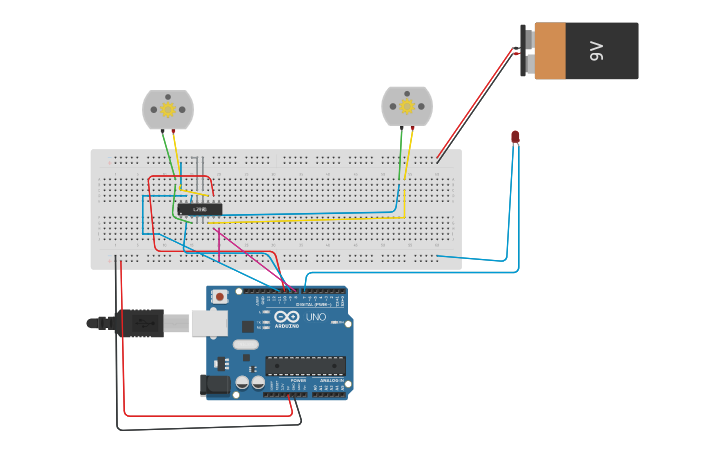 Circuit design P1-arduino basics | Tinkercad