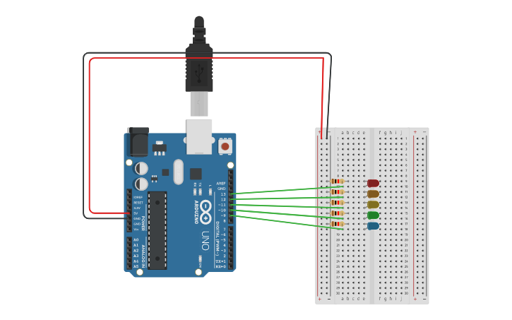 Circuit design arduino - Tinkercad