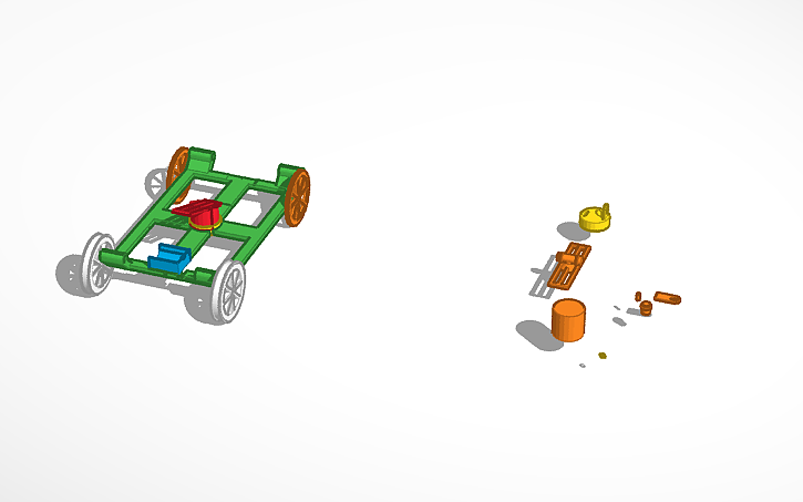 3D design solar powered car - Tinkercad