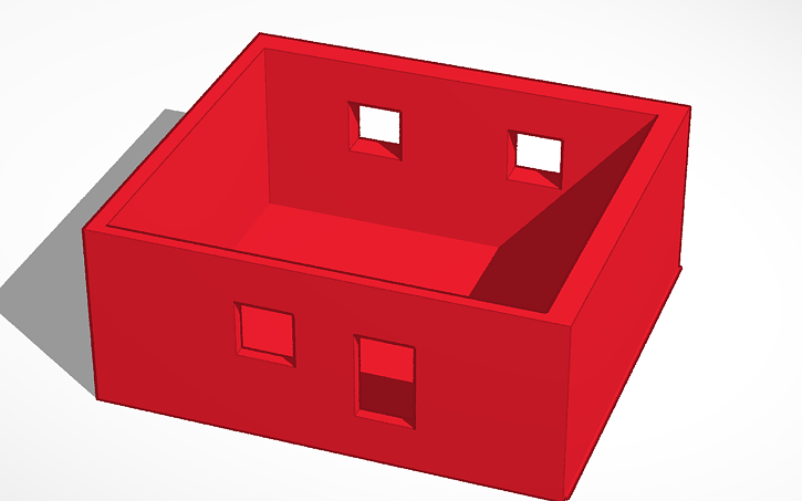 3D design Tiny House - Tinkercad