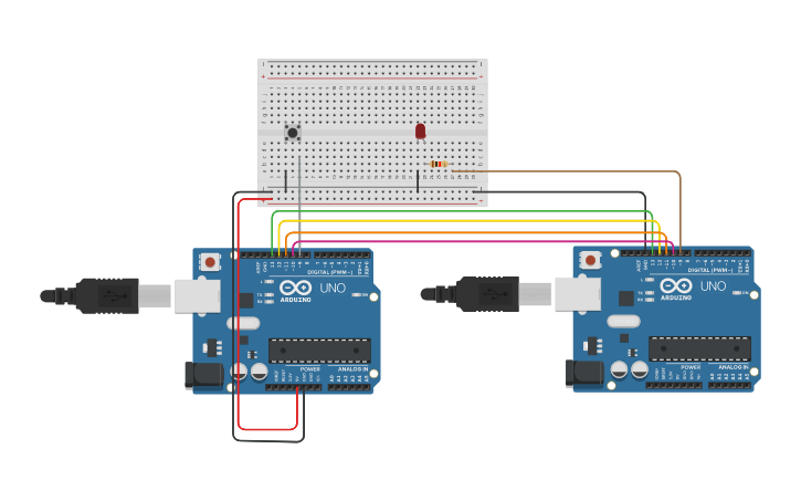 Circuit design SPI Interface Example | Tinkercad