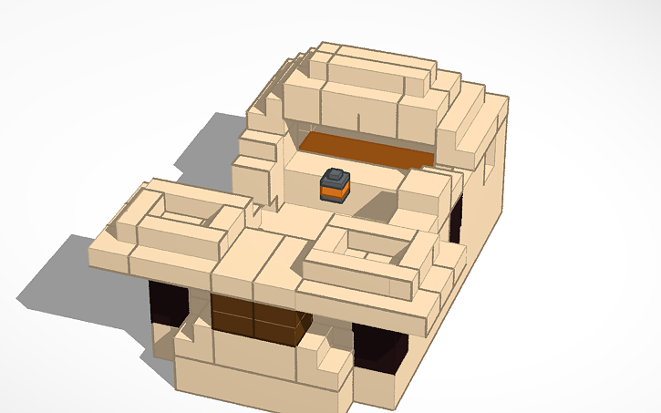 3D design Minecraft buildings - Tinkercad