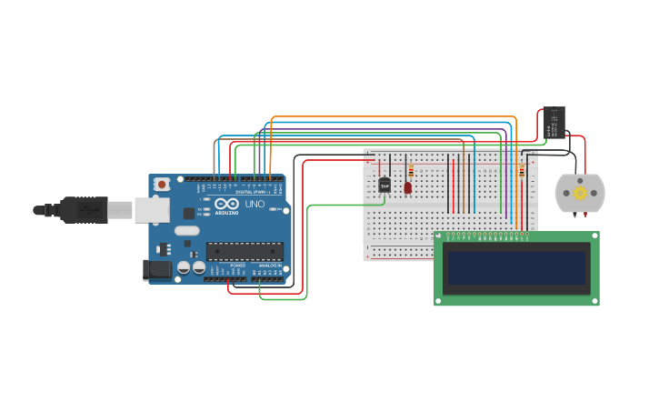 Circuit design Development of Calculator Using Arduino | Tinkercad